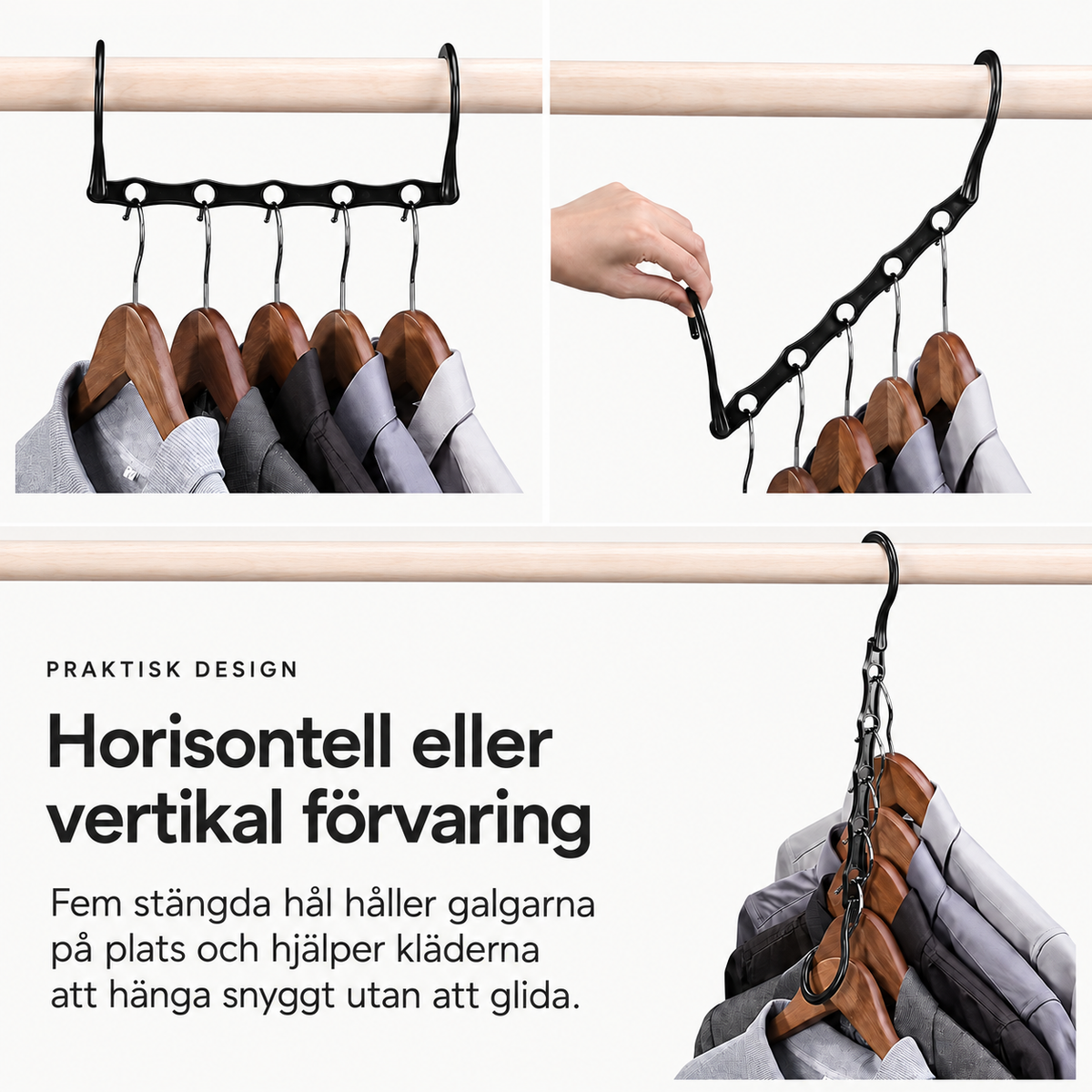 Kedjehängare använd horisontellt och vertikalt för galgar