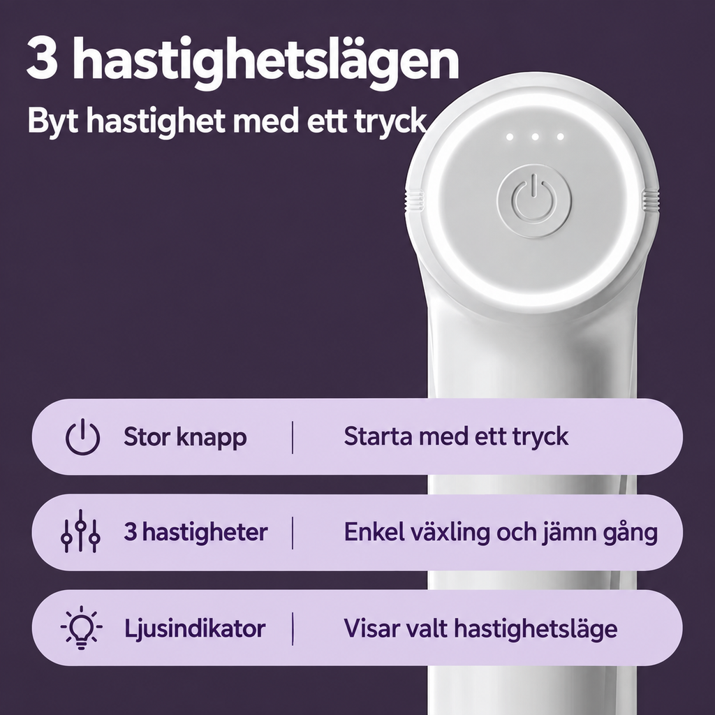 Sladdlös Elvisp i Flera Färger